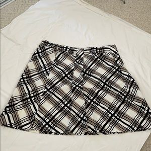 Talbots pleated A-line skirt